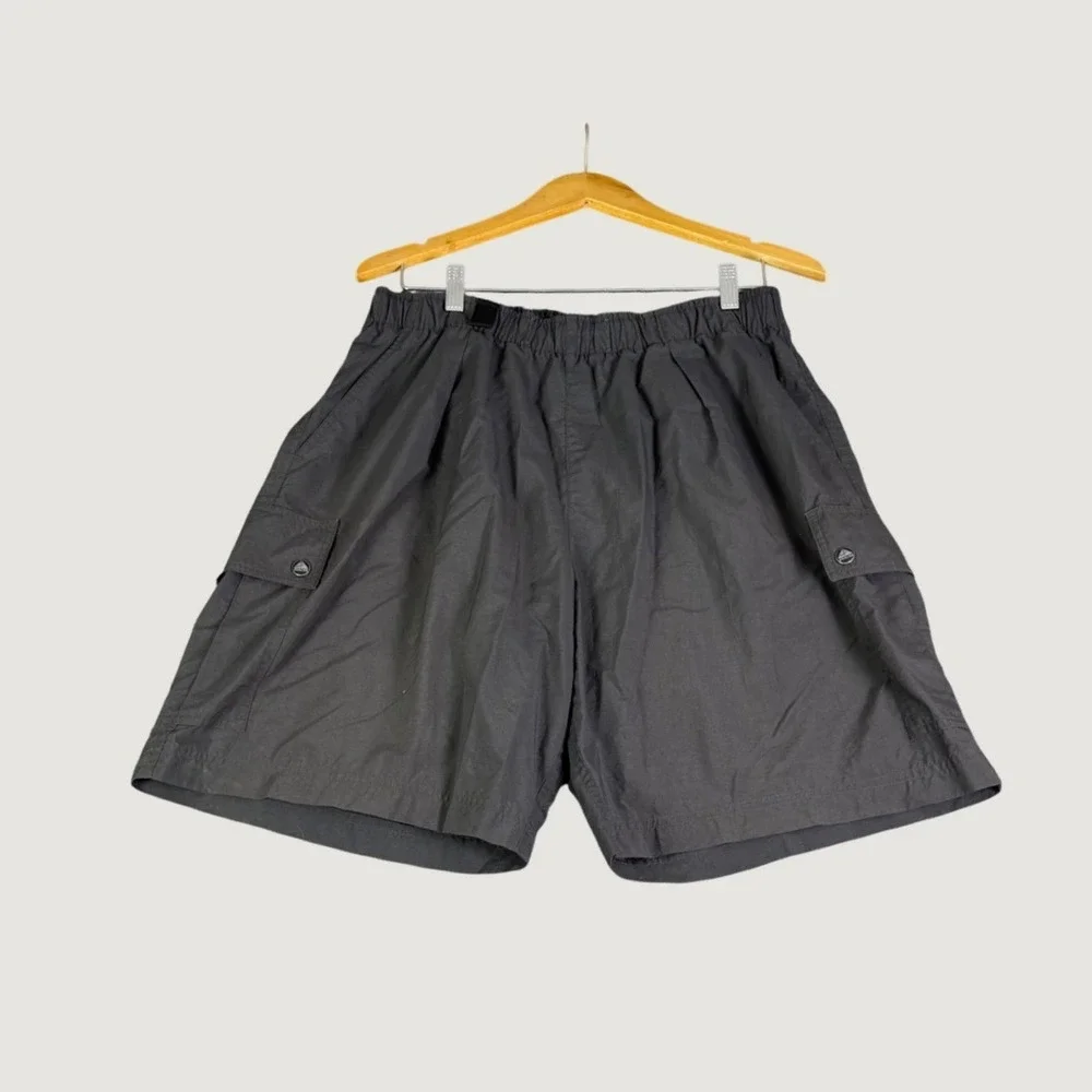 Nike ACG Mens Cargo Shorts Grey Outdoor Hiking Gorpcore Vintage Large